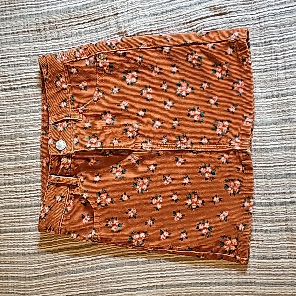 Art class corduroy skirt
